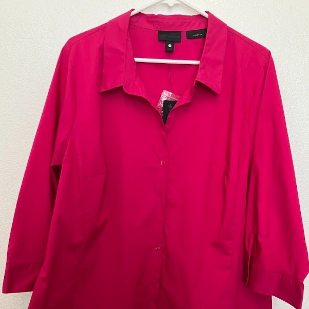 Pink Ladies button blouse